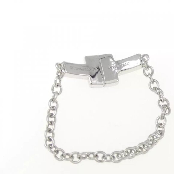Authentic Tiffany To Chain Ring - Picture 3 of 9